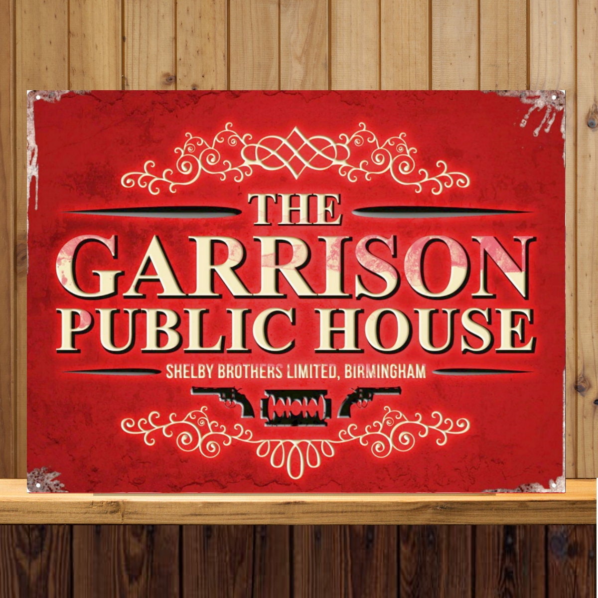 Peaky Blinders the Garrison Whiskey Metal Beer Sign 2 Sizes | Etsy