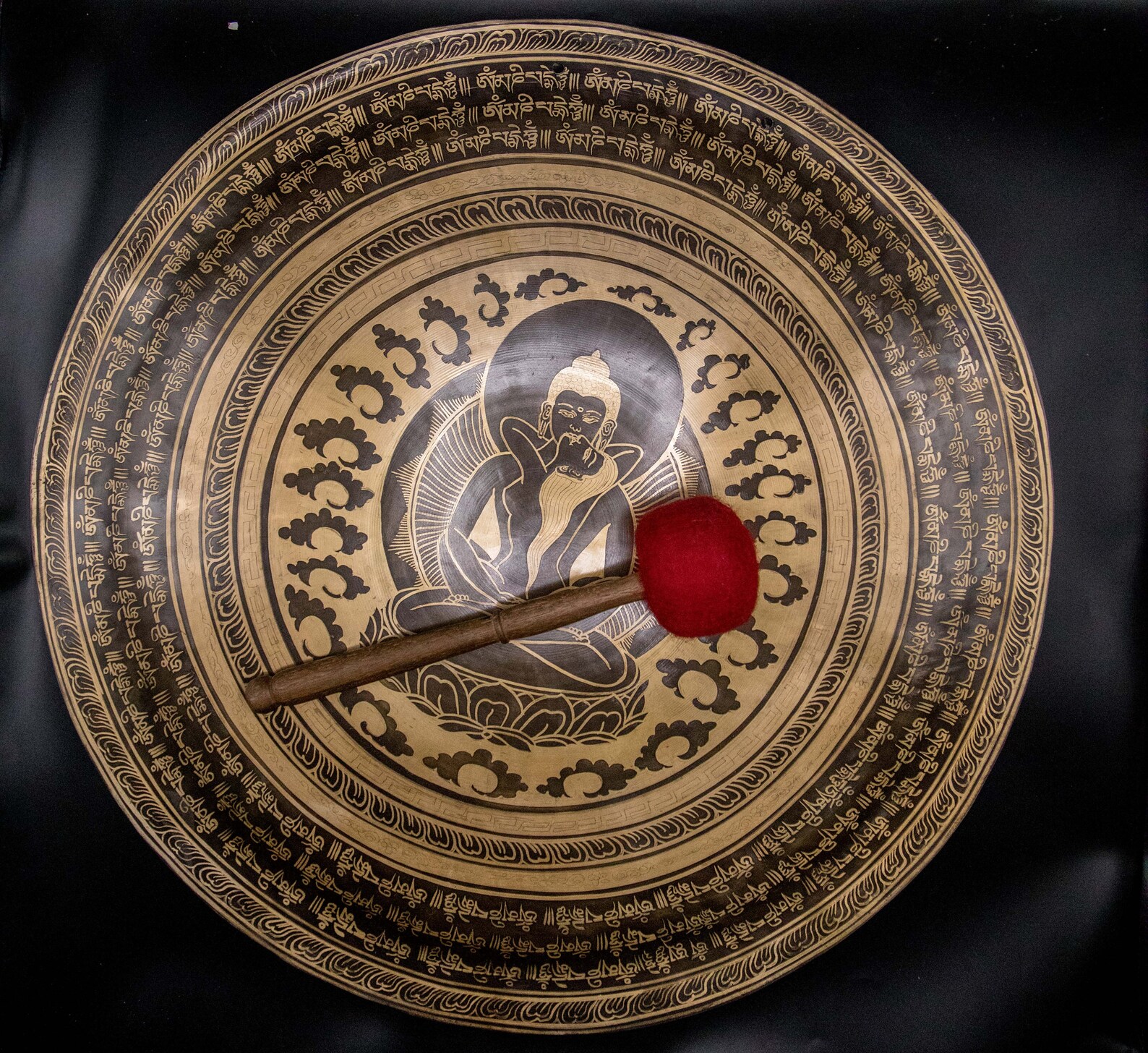 23 Inches Buddhashakti Large Gong Bell Stunning Tibetan Gong Etsy