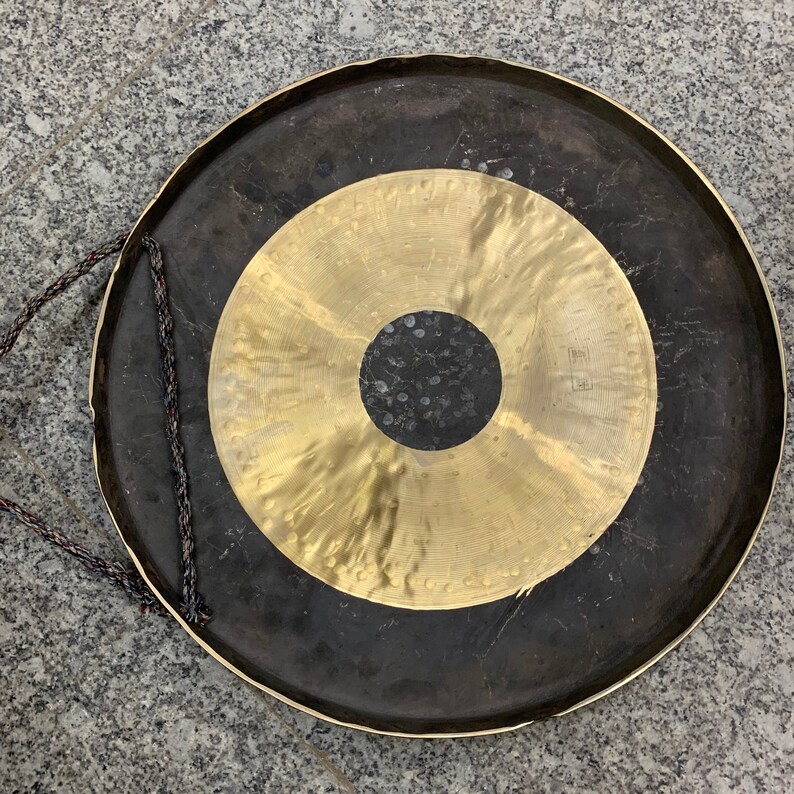 23 Inches Large Gong Bell Handmade in Nepal Health and Etsy