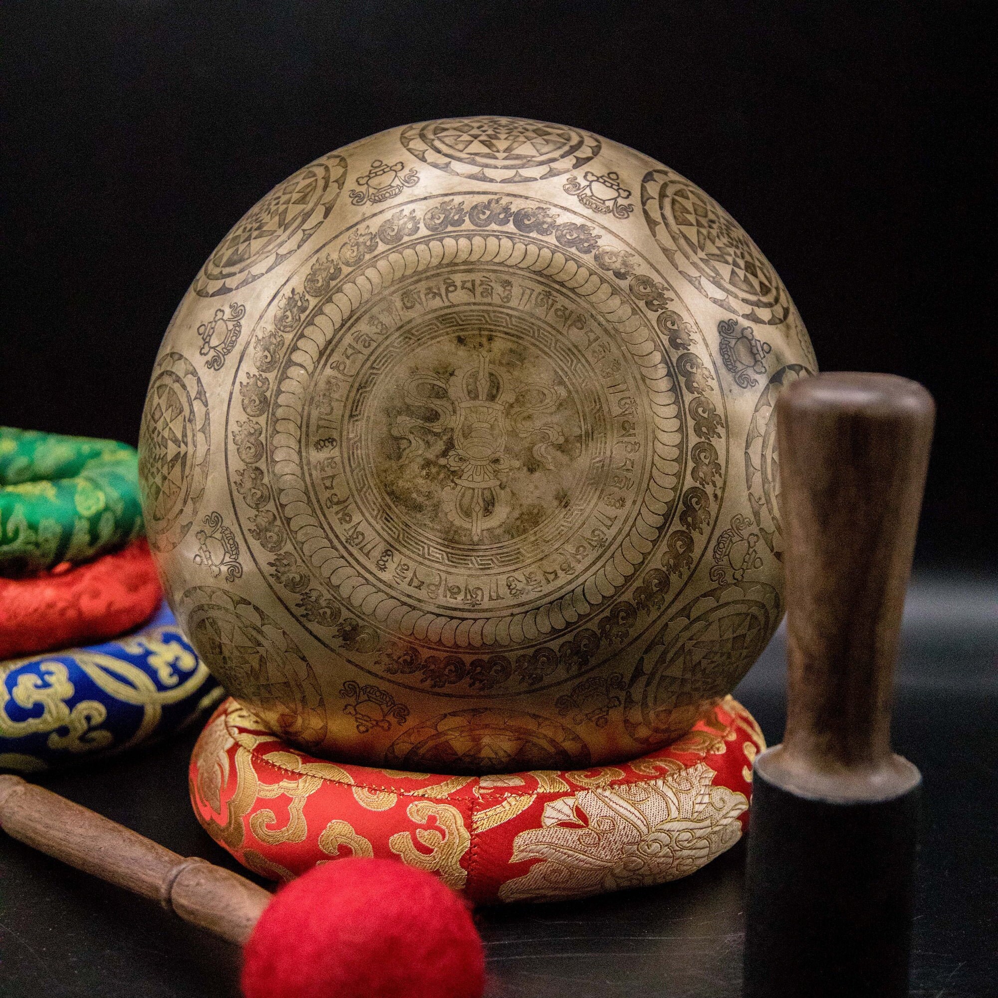 9 inches Lord Buddha engraved singing bowl handmade in Nepal Etsy