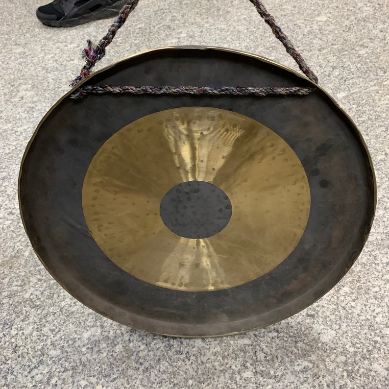23 Inches Large Gong Bell Handmade in Nepal Health and Etsy