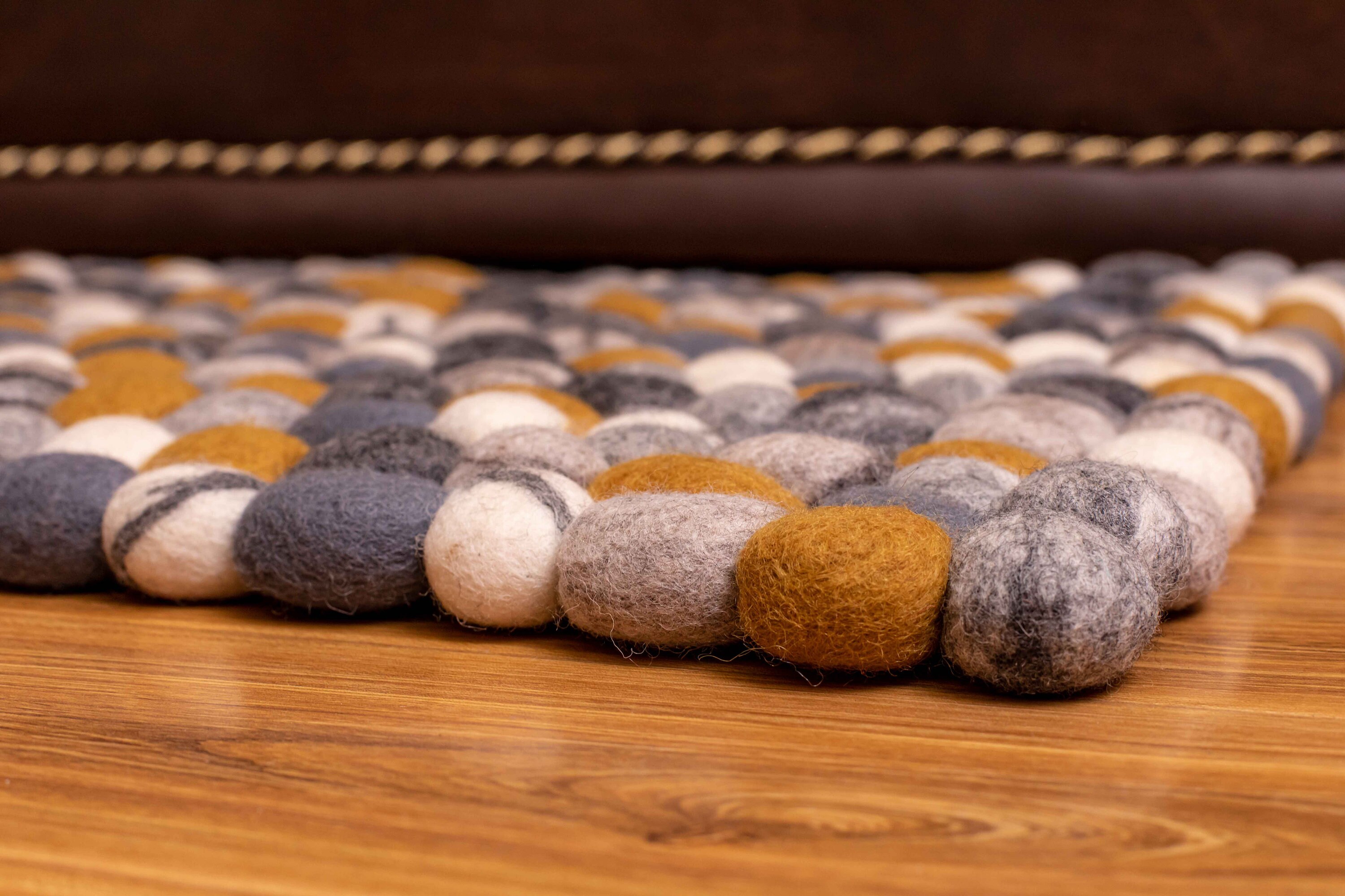 Add a Burst of Color & Personality to Your Space with Our Handmade Small Multi-Colored Woolen Rug-Available in 3 Rectangular Sizes NEPAL