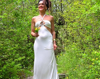 Boho Chic Long Dress, Boho Summer Women's Dress, Hippie Chic Dress, Women's Festival, Boho Women's Dress, Boho dress, Godess Dress "APHRODITE"