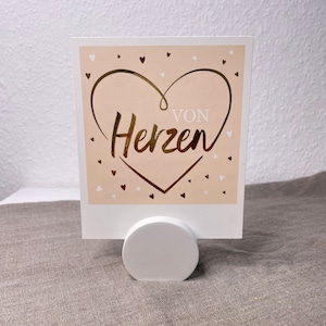 Platzkartenhalter / Visitenkartenhalter / Notizzettelhalter / Postkartenhalter / Kartenhalter / Namensschildhalter / Hochzeitsdekoration /