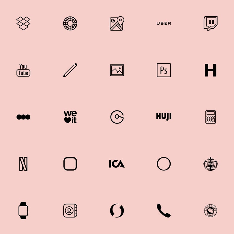Minimal App Covers 100 Icons Rose Themed Pink Aesthetic Iphone Ios 14 App Icons Icons For Iphone Digital Art Collectibles Vadel Com Minimal App Covers 100 Icons Rose Themed Pink Aesthetic Iphone Ios 14 App Icons Icons For Iphone Digital Art Collectibles Vadel Com