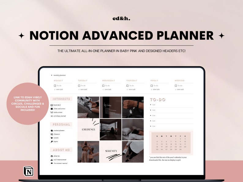 Template for Notion | Notion Organize Templates | Notion Template | Notion Editable Template | Digital Planner | Organizing | Planner 