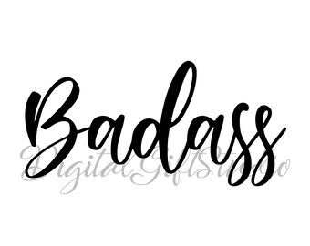 Badass Svg Etsy