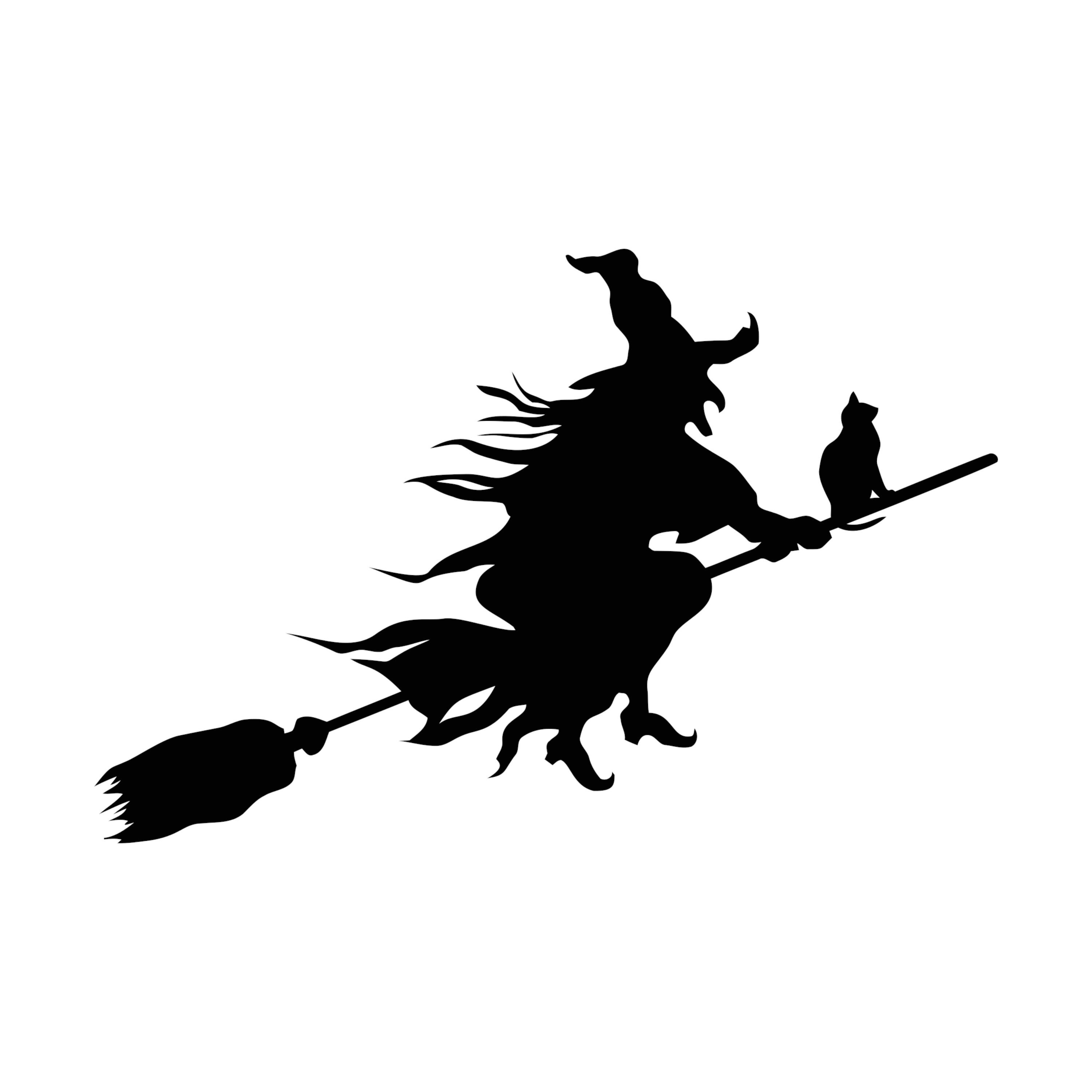 Halloween Flying Witch Clip Art