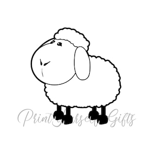 Schafe svg, Osterlamm svg, Weihnachtsschafe svg, Lamm png, Clipart, Lustiges Schaf, Print und Schnitt, niedlich, Bauernhoftiere, Neugeborene, neues Baby, Bauernhof svg, Wolle