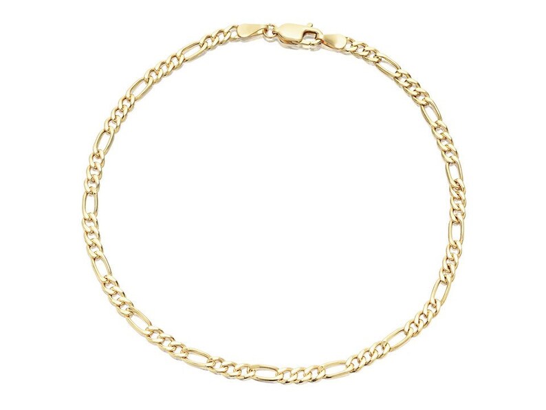 14k Gold Filled Figaro Anklet for Women Adjustable to Any Size Etsy