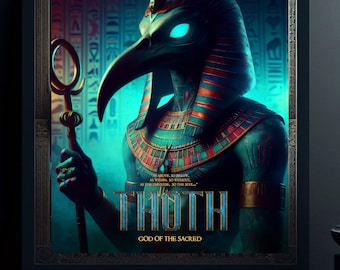 Thoth - God of the Sacred | Egyptian Mythology [Digital Art, Digital Poster]