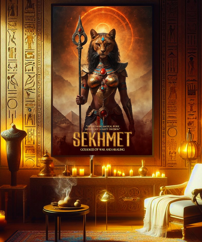 Unleash the Power of Sekhmet: Egyptian Goddess of War & Healing | 4K ...