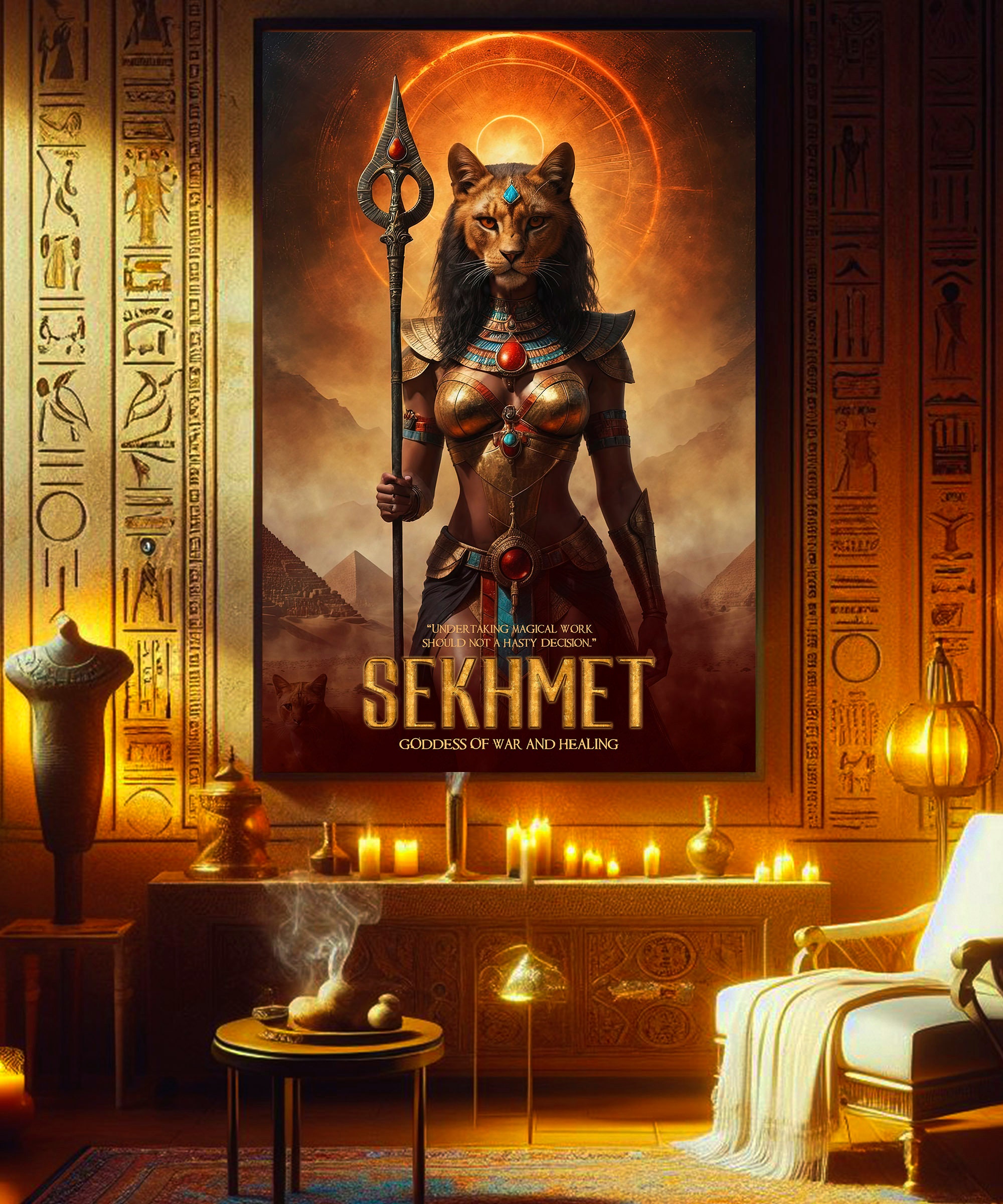 Unleash the Power of Sekhmet: Egyptian Goddess of War & Healing | 4K ...