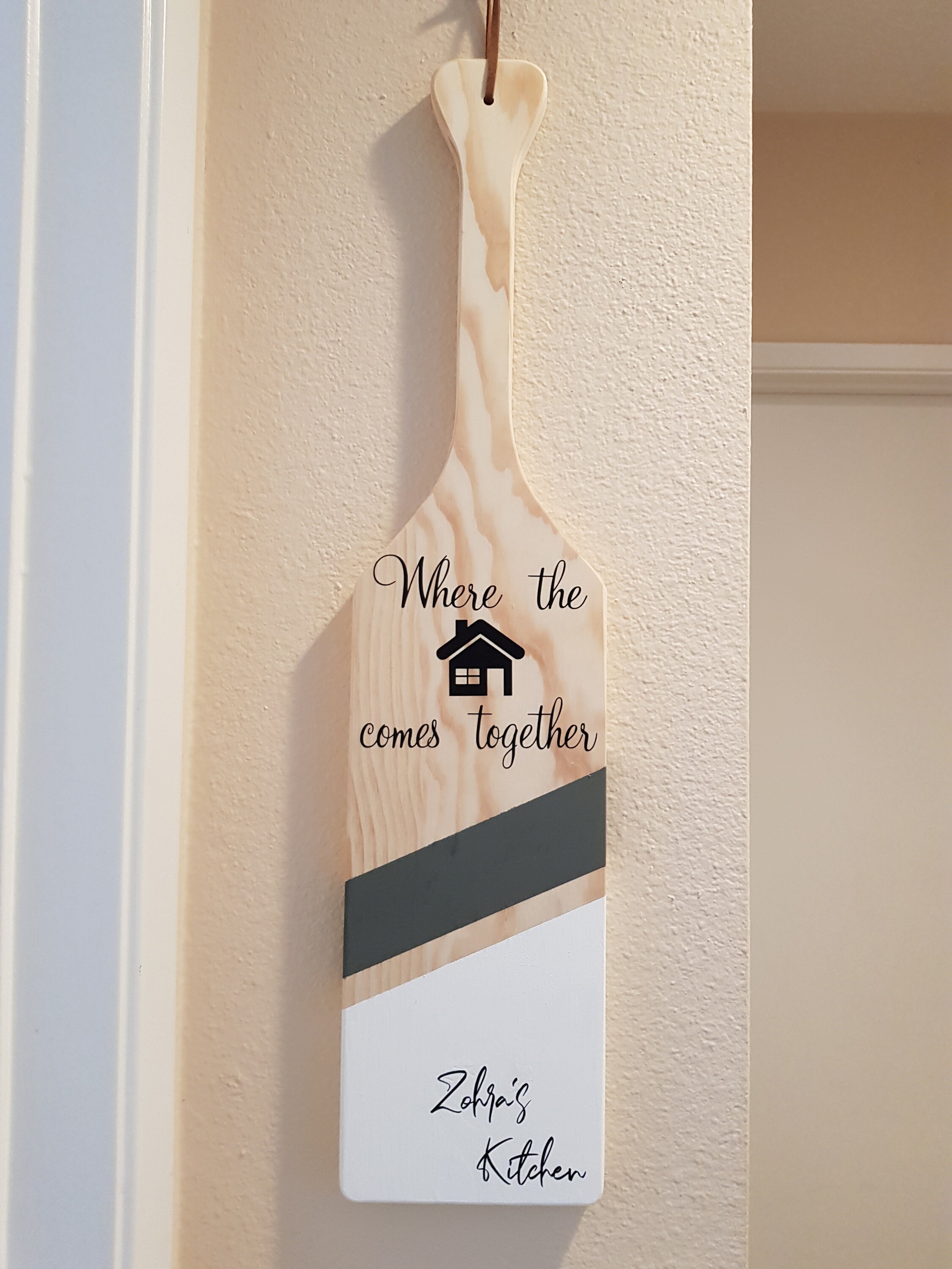 Personalized Paddle Board for Kitchen Etsy