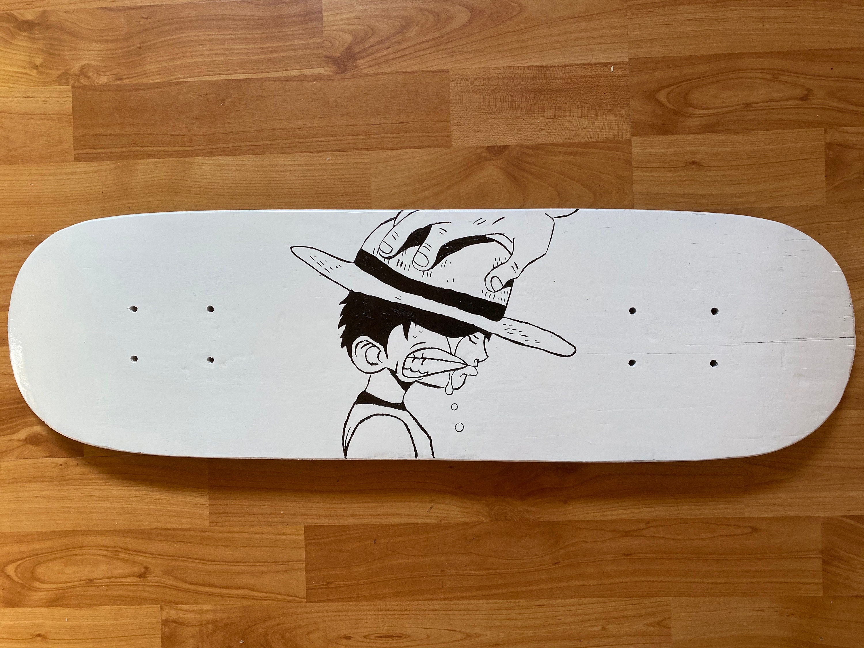Handmade one piece skateboard deck Etsy