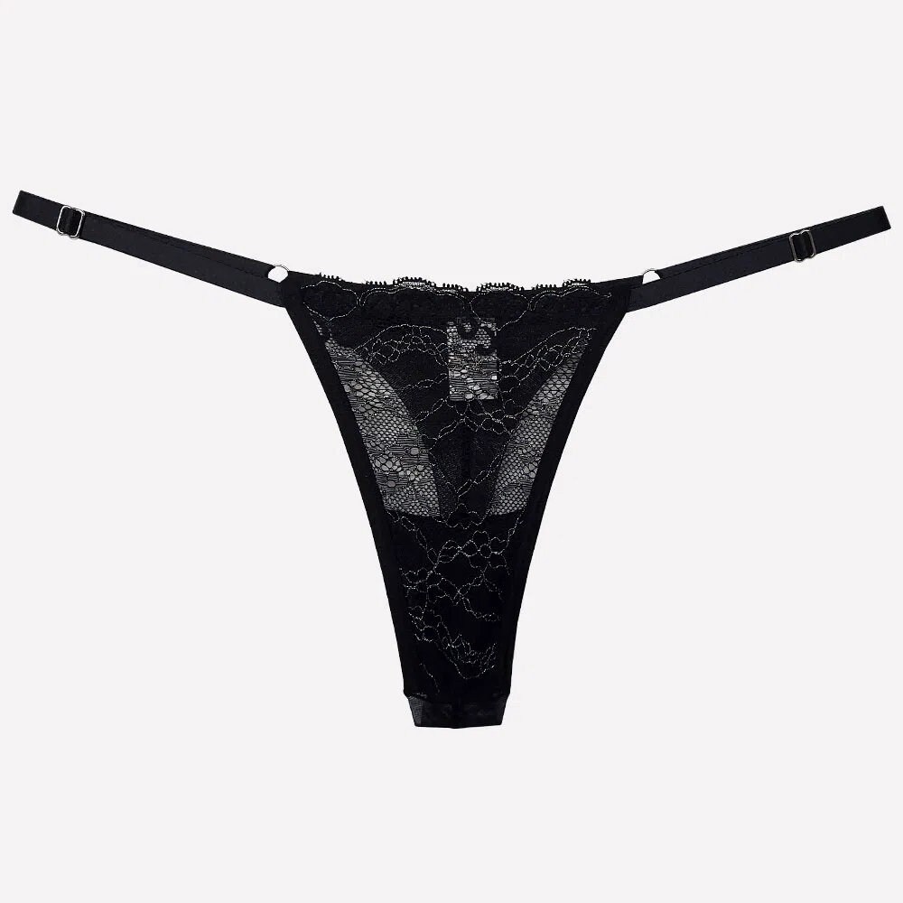 Sexy Underwear, Blacked Panties, Black Lace Panties, Black Thong