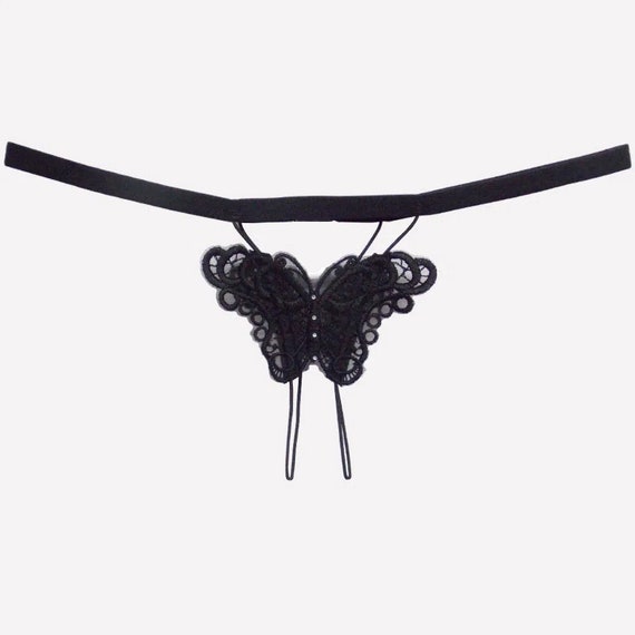 Crotchless Panties, Butterfly Panties, Sexy Lingerie, Crotchless