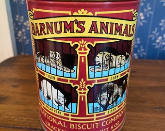 Vintage Animal Cracker Tin, replica of 1914 can. I think it might be from the 1970’s.