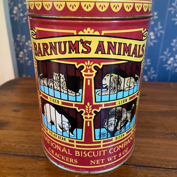 Vintage Animal Cracker Tin, replica of 1914 can. I think it might be from the 1970’s.