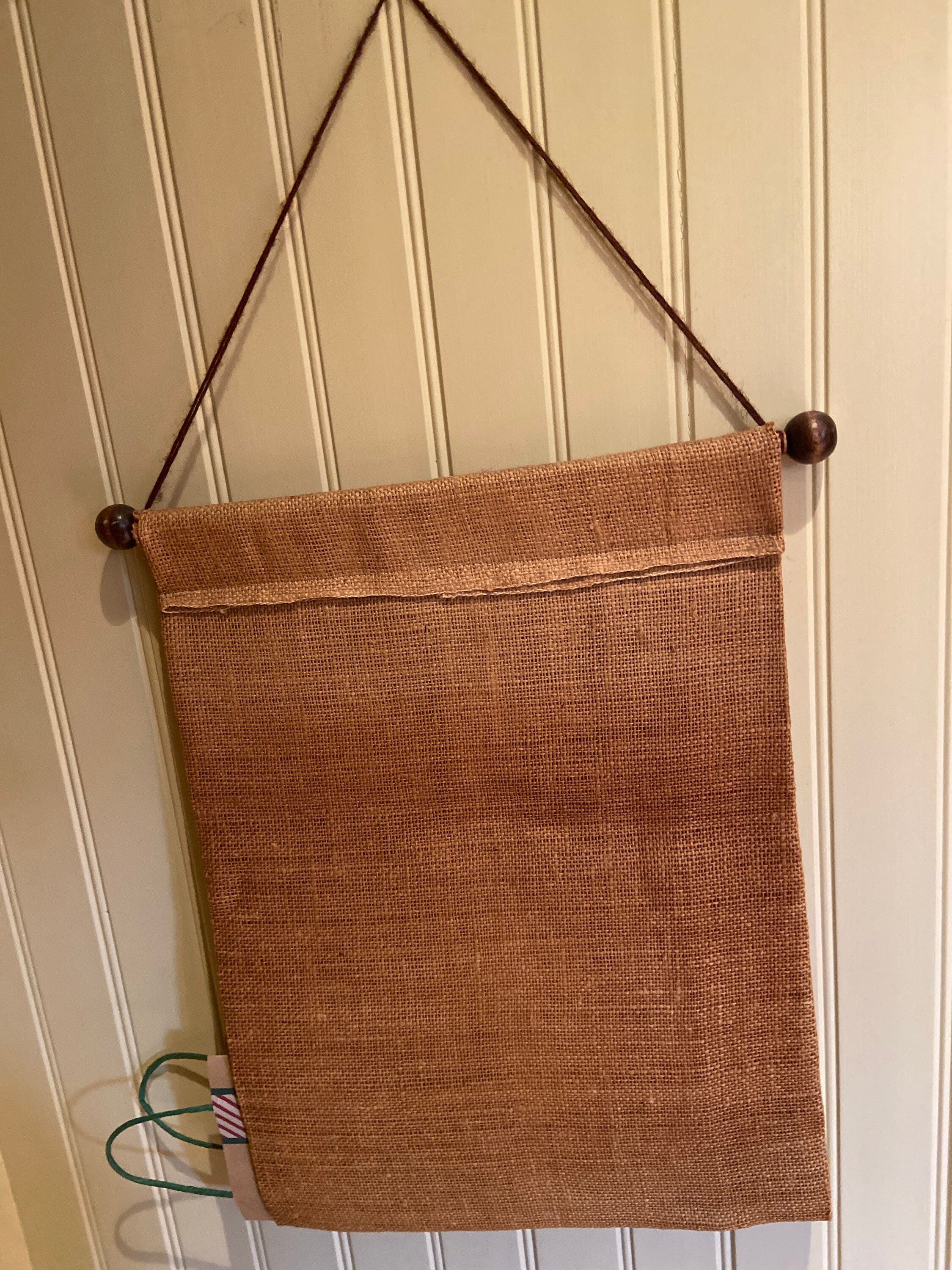 Retro kitchen kitschy paper bag holder or just wall hanging Etsy