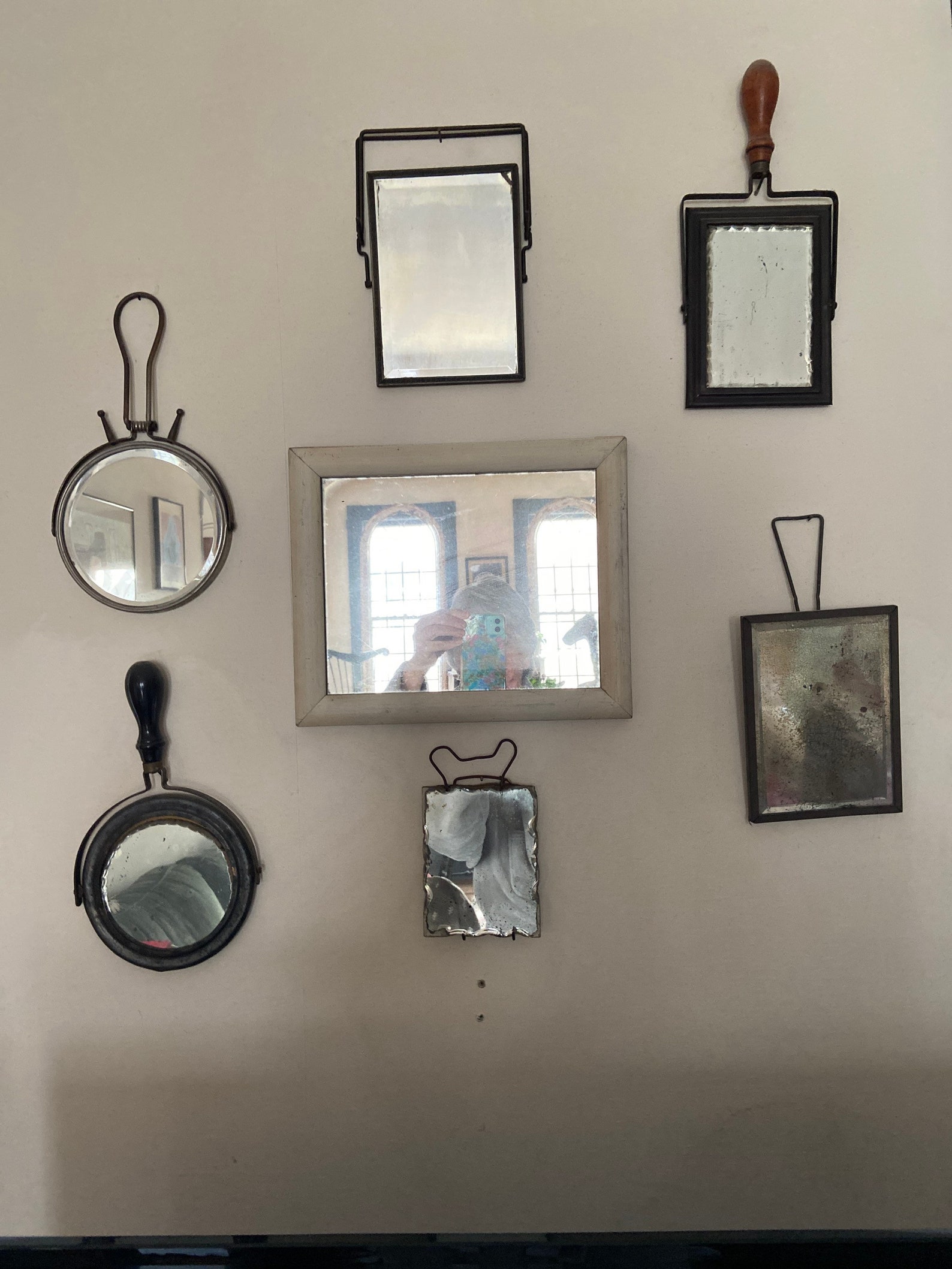 Primitive mirror antique Etsy