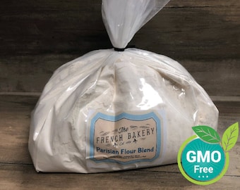 French Bread Flour 10 lb - Parisian Blend Bread Flour - Perfect for Earthy, Crusty French Baguettes, Italian, Cuban Bread, Pizza, Bagels.