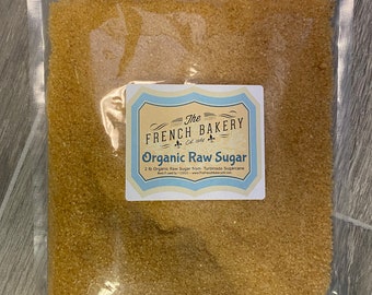 Raw sugar 100% natural - Sugarcane - Healthy Organic Sugar Non-GMO - 2lb bulk