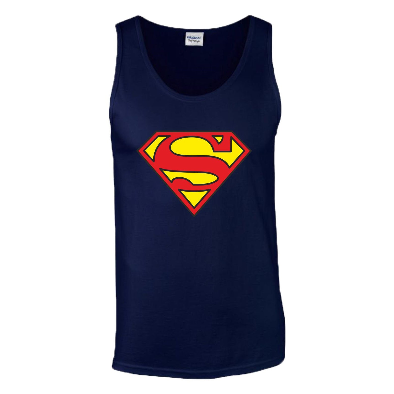 Superman Tank Top DC Comics Superhero Classic Present Birthday Etsy