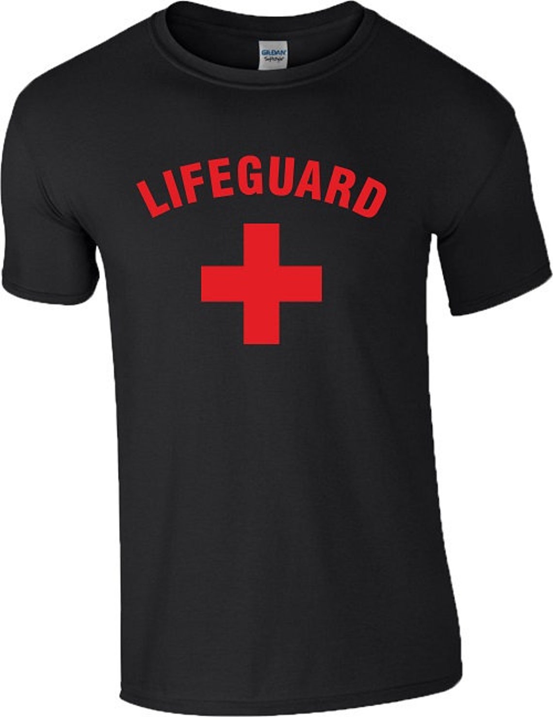 Lifeguard Cross T Shirt Life Saver Fancy Dress Beach Party | Etsy