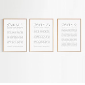 Psalm 121 Scripture Art Prints: Christian Home Decor (Digital Download)