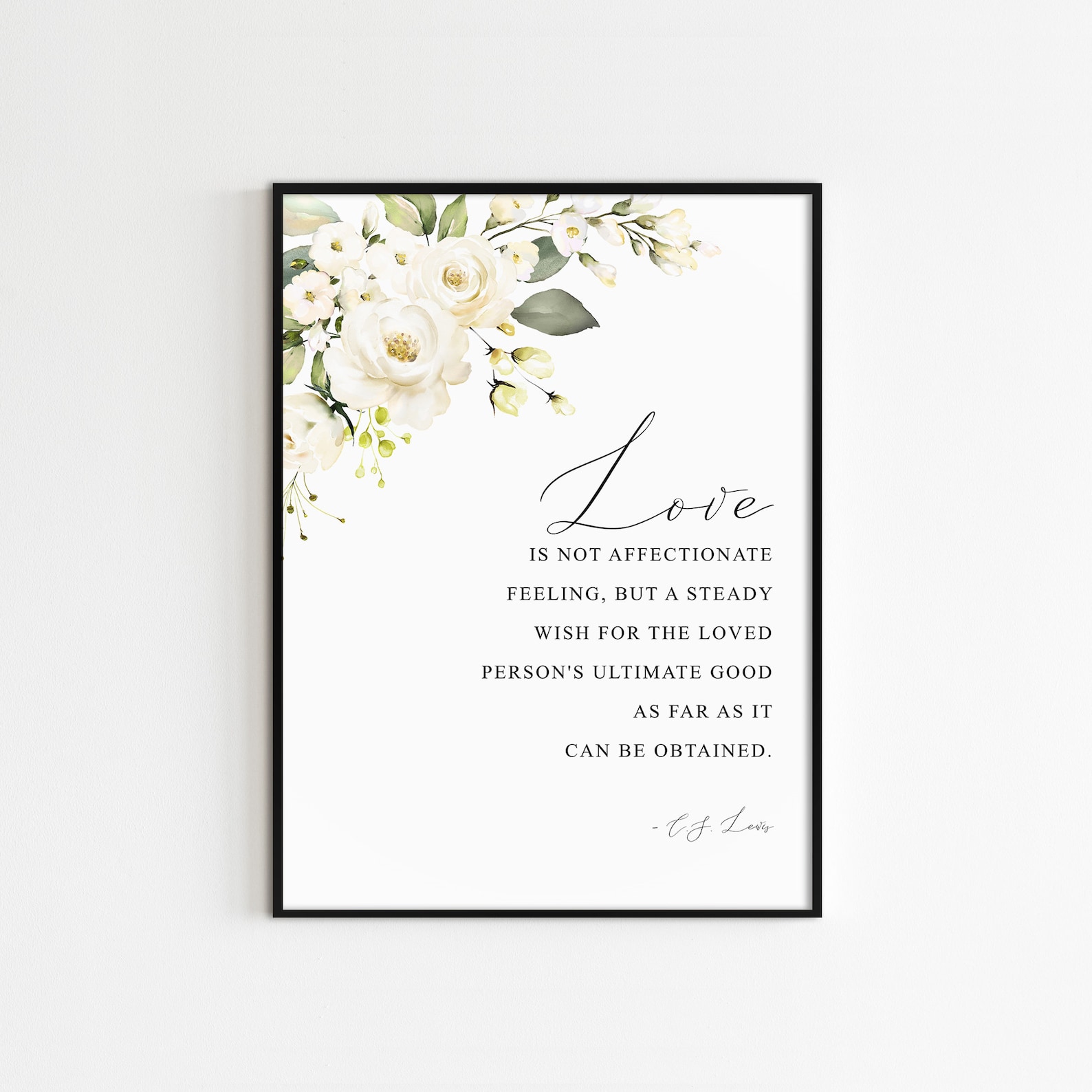 C.S. Lewis Quote Wall Art CS Lewis Printable Quote Christian - Etsy
