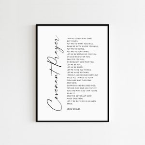Covenant Prayer John Wesley Bible Verse Wall Art Printable Scripture Covenant Prayer John Wesley Bible Verse Wall Art Printable Scripture