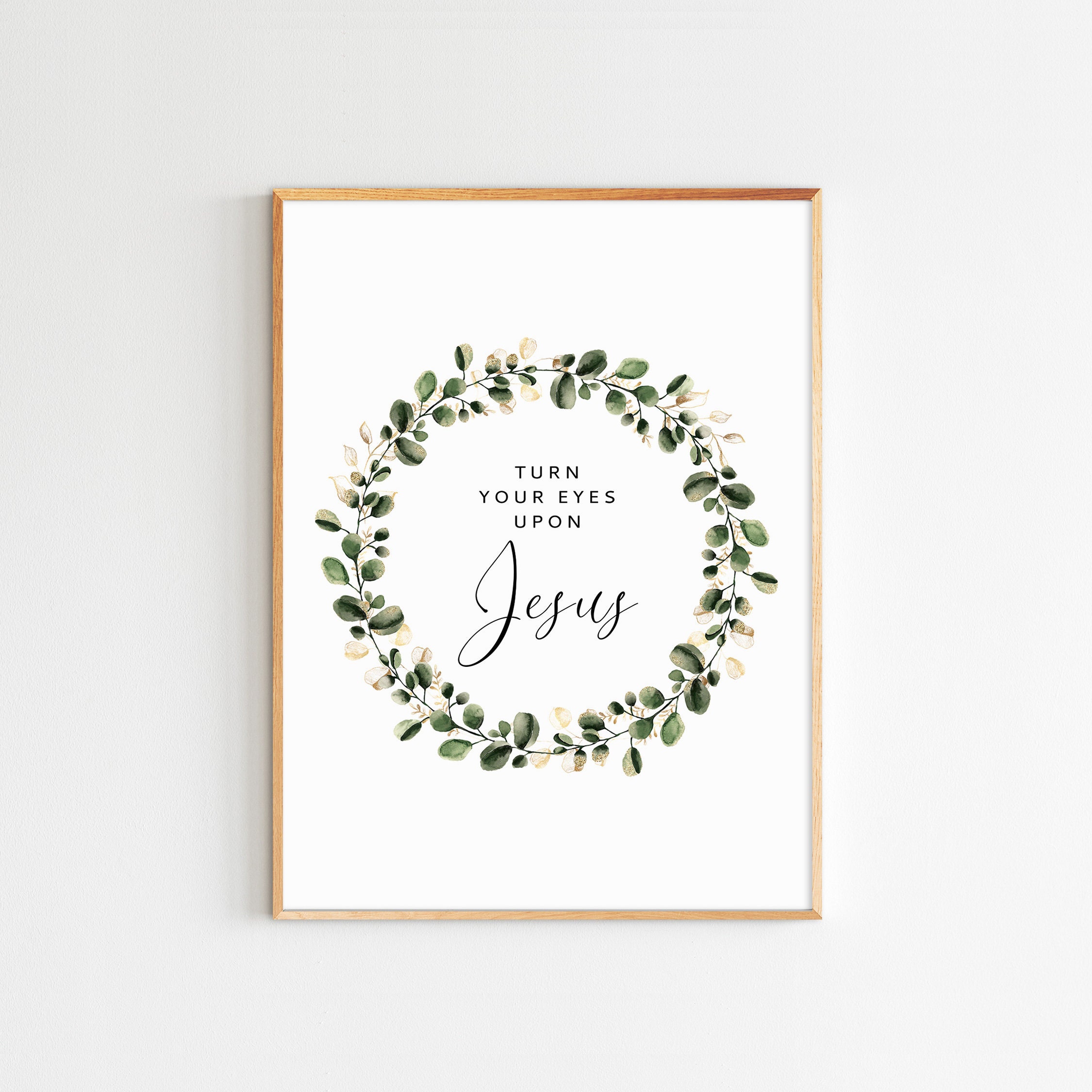 Turn Your Eyes Upon Jesus Lyrics Art Print Christian Wall Art Etsy Turn your eyes upon jesus lyrics art print christian wall art etsy