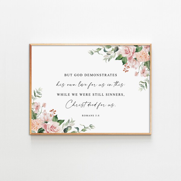 Romans 5 8 - Etsy