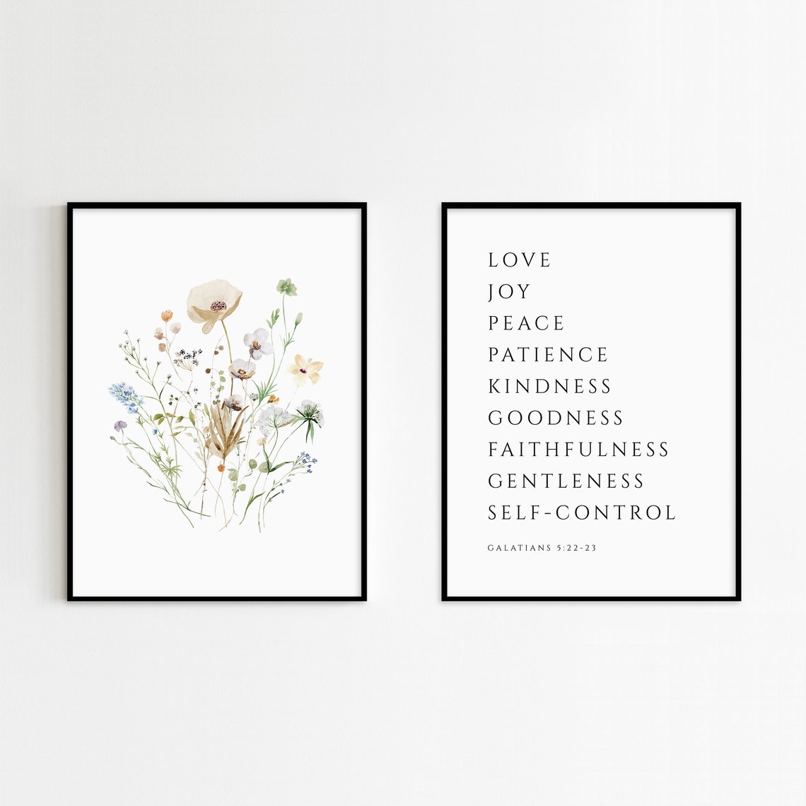 Fruit of the Spirit Wall Art Bible Verse Printable Wall Art - Etsy