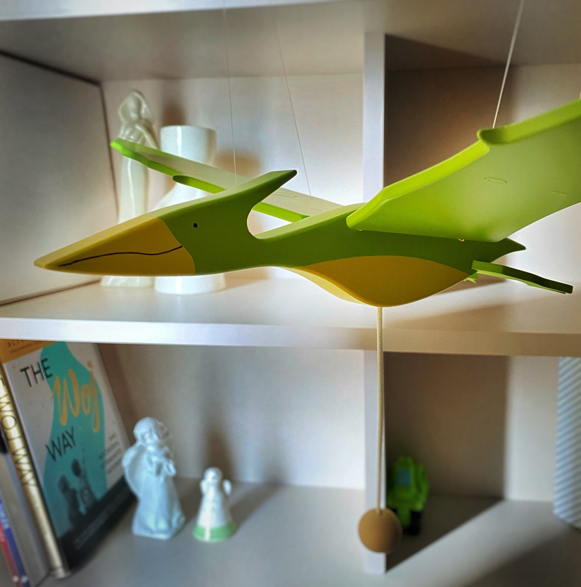 Baby Flying Mobile for Boy's Nursery Wooden Pterodactyl Etsy