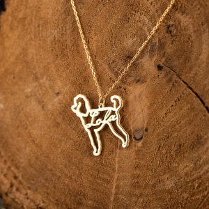 Personalized Pet Necklace - Custom Dog Necklace - Dog Mom Necklace - Animal Pet Memorial Gift - Dog Breed Necklace - Gift for Pet Lover