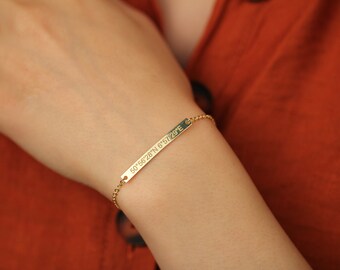 etsy bar bracelet