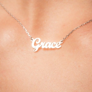 Dainty Name Necklace - Minimalist Name Necklace - Personalized jewelry - Personalized Gift - Gift for her - Personalized Gift for Mom