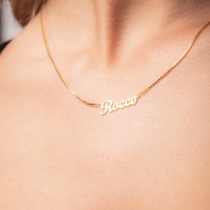 Collar con nombre escrito a mano personalizado: regalo de joyería personalizado para ella, perfecto para el Día de la Madre, regalo de recuerdo único