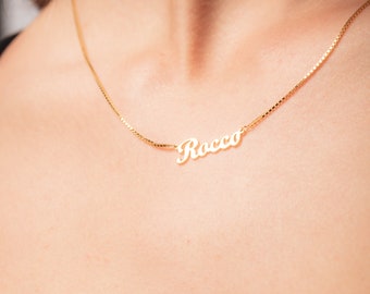 Aangepaste script naam ketting - gepersonaliseerde sieraden cadeau voor haar - perfect voor Moederdag - uniek aandenken aanwezig