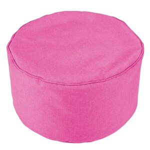 Sitzhocker Sitzsack Bean Bag mit EPS-Füllung Sitzkissen rund für Kinder und Erwachsene viele Farben zur Auswahl Rosa