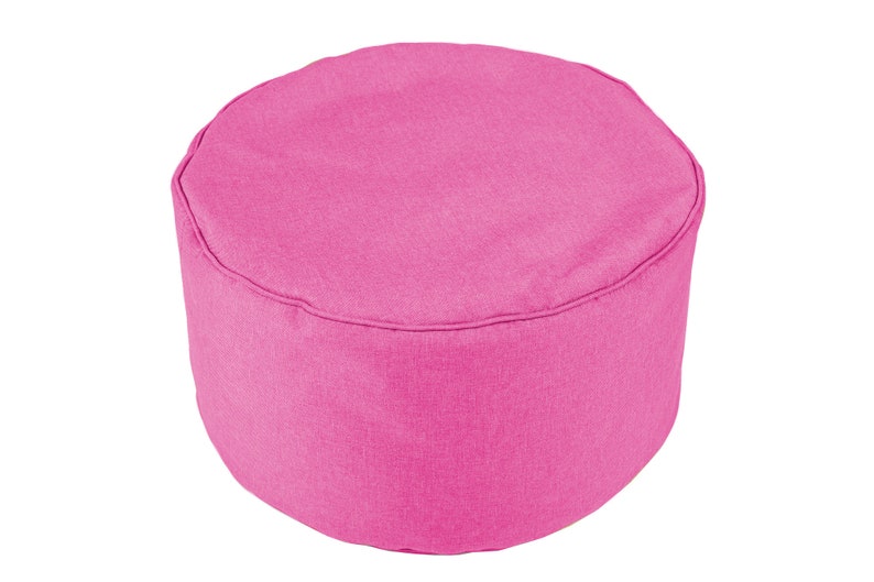 Sitzhocker Sitzsack Bean Bag mit EPS-Füllung Sitzkissen rund für Kinder und Erwachsene viele Farben zur Auswahl Rosa