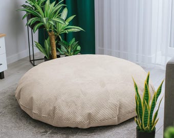 Zitzak Vloerkussen Koord - Zitzak om te ontspannen in de woonkamer, op het terras en in de tuin