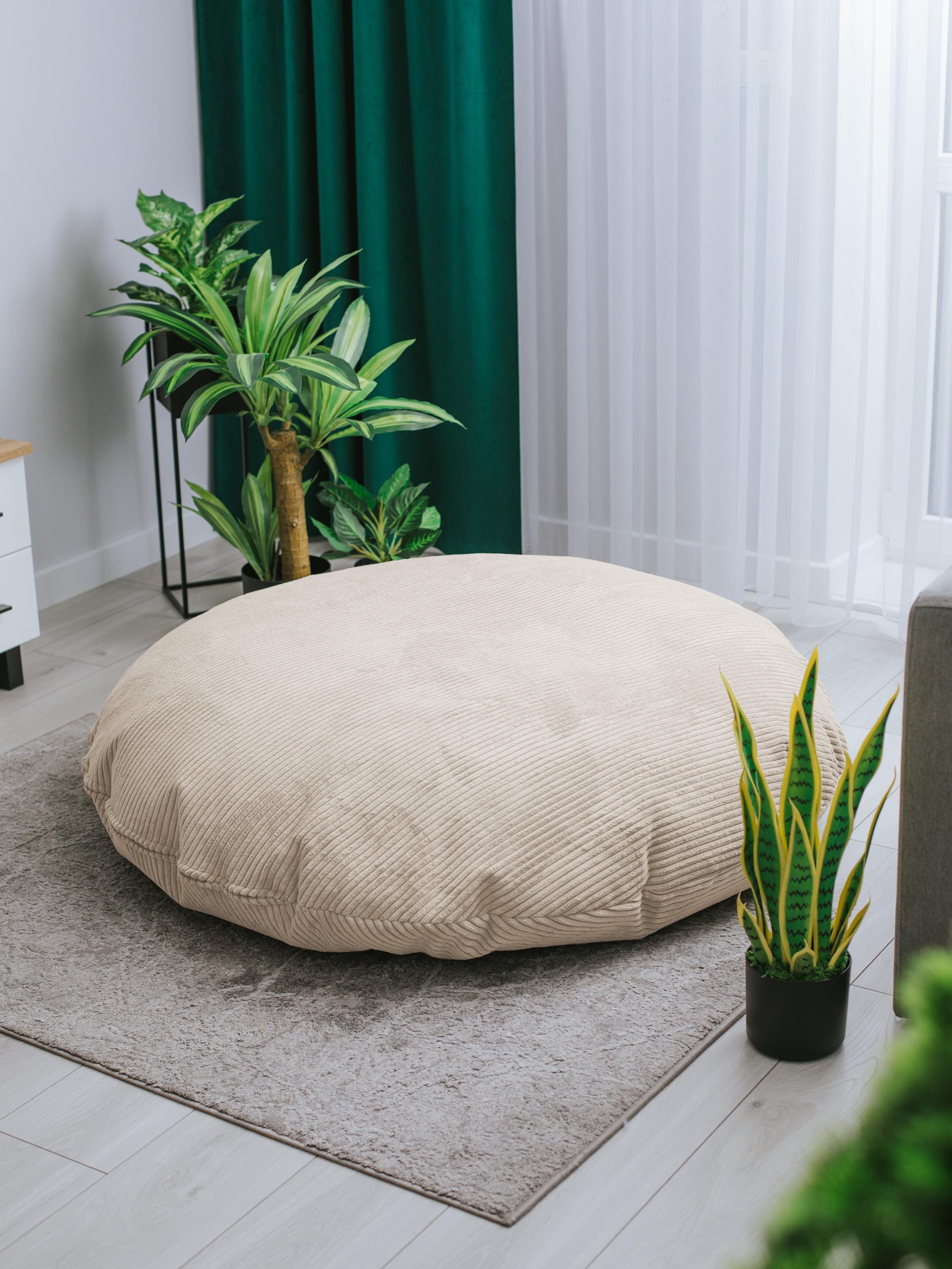 Round floor cushion 100 cm