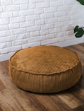 Round pouf made of corduroy, perfect for a child - comfort for your little one