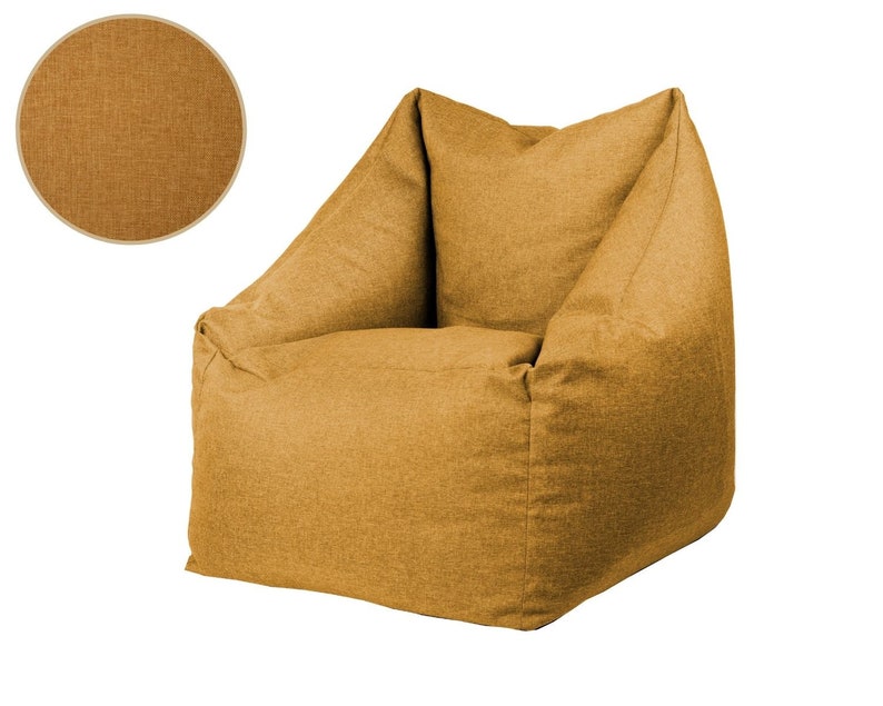 Mini Bean Bag Armchair Floor Cushion for Children Seat Cushion Garden