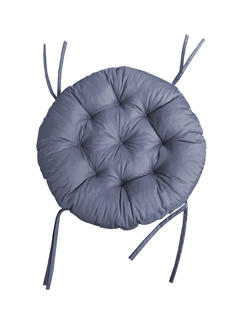 Papasan imperméable Papasan coussin Papasan chaise rotin chaise jardin coussin papasan coussin siège coussin fauteuil coussin à bascule coussin Taubenblau