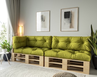 Quilted Garden cushions with foam filling Scandinavian design