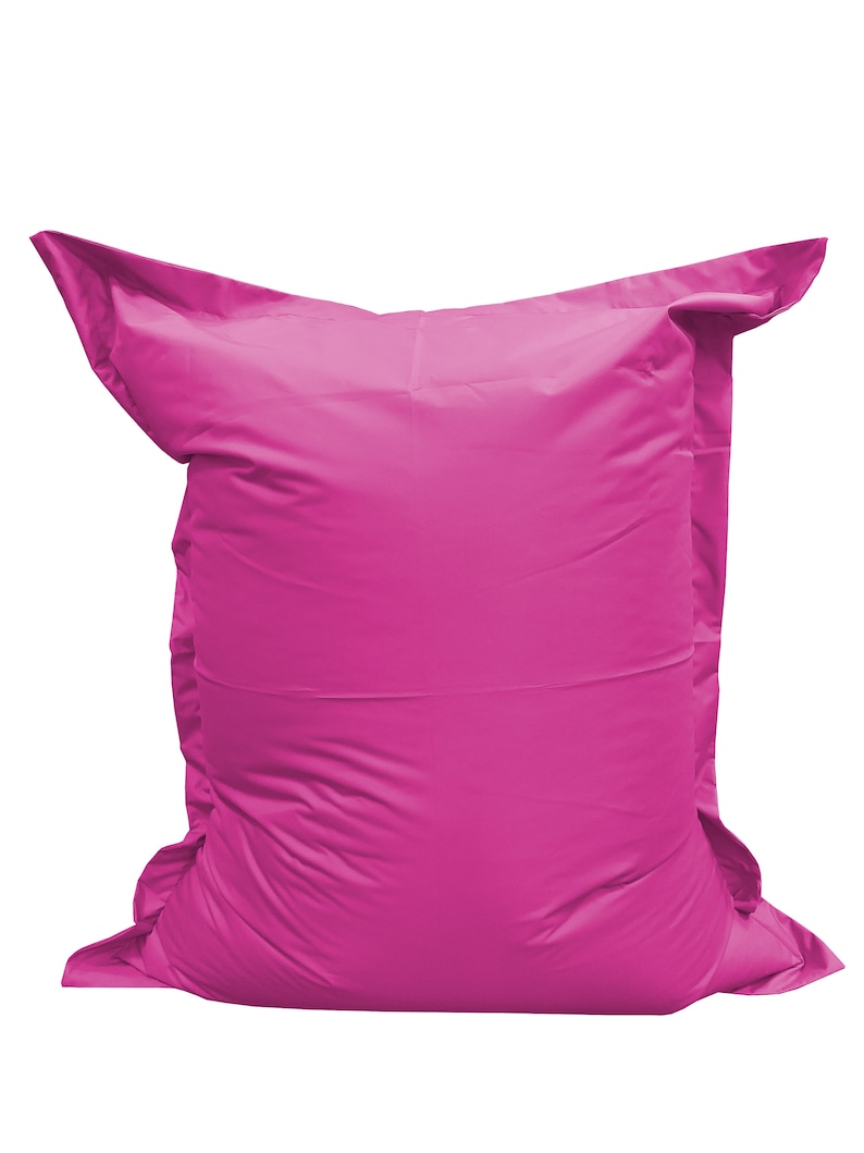 Gartenkissen XL Bodenkissen zum Liegen und Sitzen wasserdicht Sitzsack Rosa